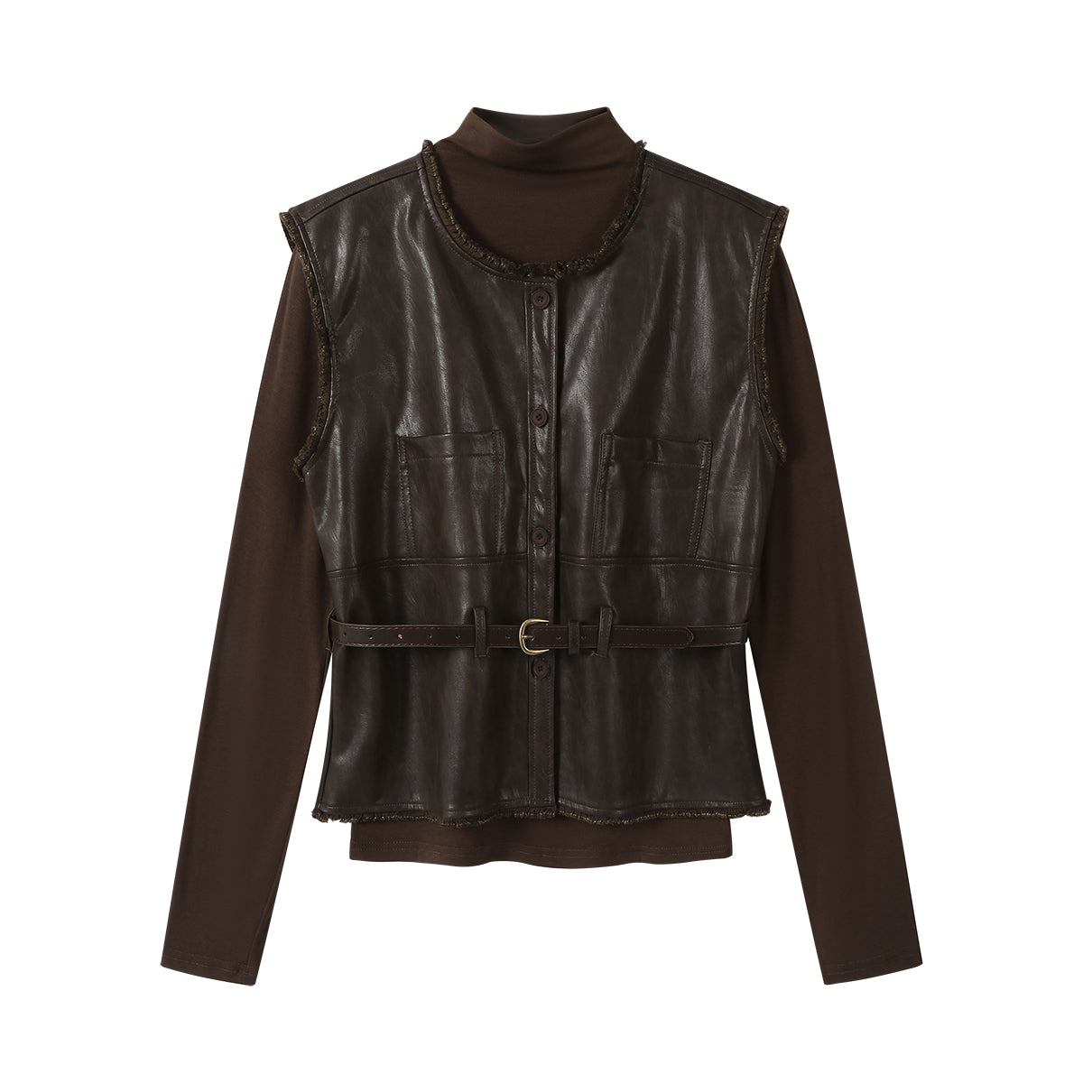 Cholisa Merlad-ın qadınlar üçün yeni, yüksək keyfiyyətli dəri gödəkçəsi, yaz, payız və qış üçün mükəmməl, şık və şık üst dəst.