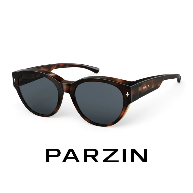 Parsons polarizasiyalı kişi və qadınlar üçün eynək dəsti, dəbli pişik gözü miyopiya eynəkləri ilə taxıla bilər, günəşdən qoruyan günəş eynəyi PZ12117