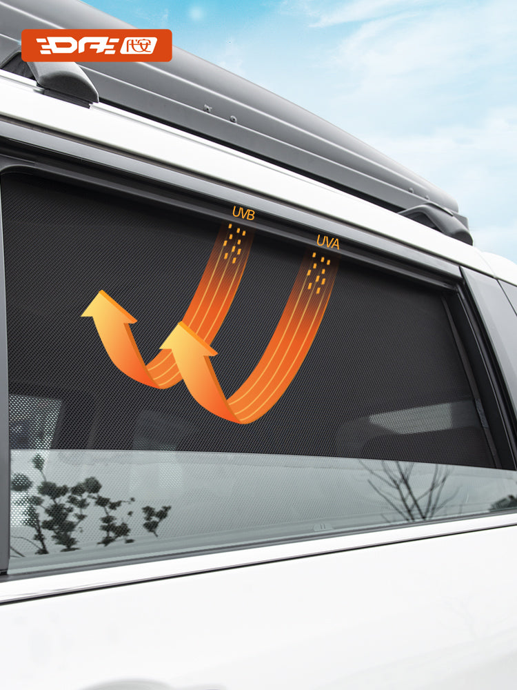 Custom-made 2025 Toyota Platinum 3X car window sunshade, privacy mesh curtain, sun protection and heat insulation car sunshade.