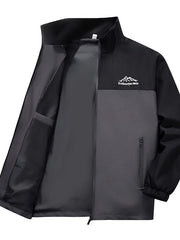 Kişilər üçün yaz və payız üst geyimləri: Dəbli və çoxfunksiyalı dayaqlı gödəkçə, külək və suya davamlı, nazik və boş forma