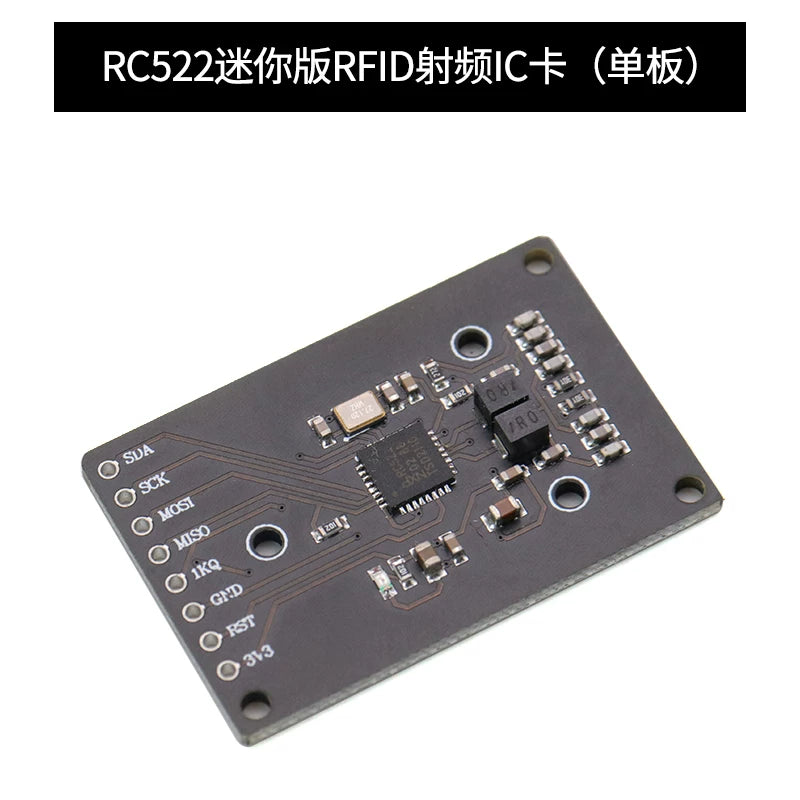 RC522 mini RFID radio tezliyi IC kartı induksiya oxu və yazma kartı sürüşdürmə modulu kiçik ölçülü 13.56MHZ
