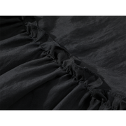 Cholisa'nın arxa tərəfində qalstuk dizaynlı, çox şirin kiçik topu, Koreya üslubunda qadınlar üçün sadə qolsuz köynək.