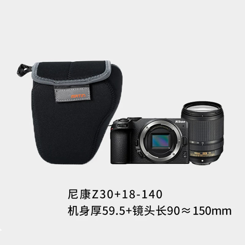 Martin güzgüsüz kameranın daxili çantası qalınlaşdırılmış bir maşınlı bir obyektivli SLR qoruyucu qutu Sony, Fuji, Canon, Nikon, Panasonic və Leica üçün uyğundur, universal anti-toqquşma, şok udma və düşmə əleyhinə, kiçik yüngül portativ saxlama çantası