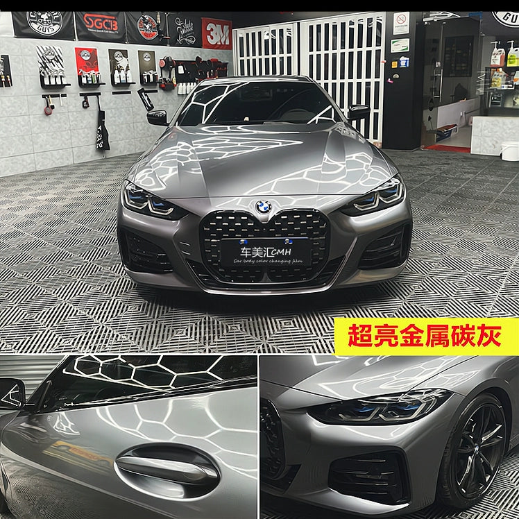 Pethuayue Pudra Rəng Dəyişən Film Tam Avtomobil Qapağı Fantaziya Vulkanik Kül Avtomobil Filmi Rəng Dəyişən Parlaq Qara Tpu Görünməz Avtomobil Filmi