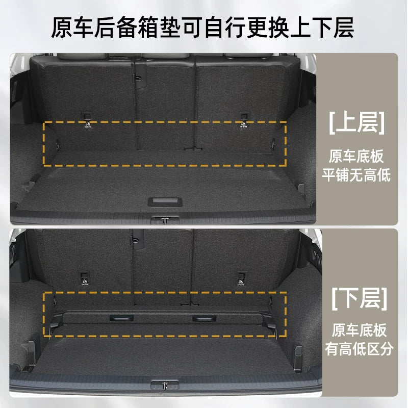 25 BYD Hiace 05EV Xüsusi Baqaj Döşəməsi TPE Quyruq Qutusu Döşəməsi Ön və Arxa Avtomobil Aksesuarları 05