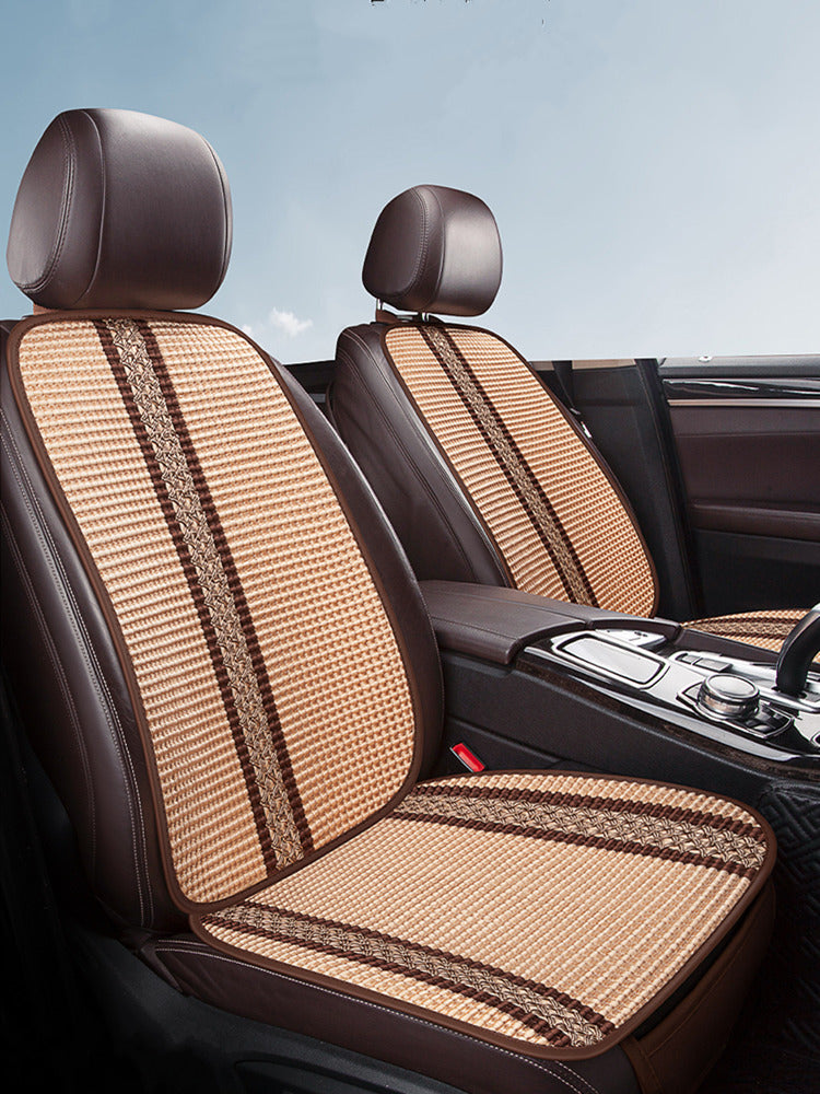 Avtomobil Oturacaq Yastığı Tək Parça Əsas Sürücü Oturacağı Tək Sürücü Otağı Tək Oturacaq Örtüsü Buz İpək Kətan Bütün İl Boyu Neytral Kreslo Yastığı