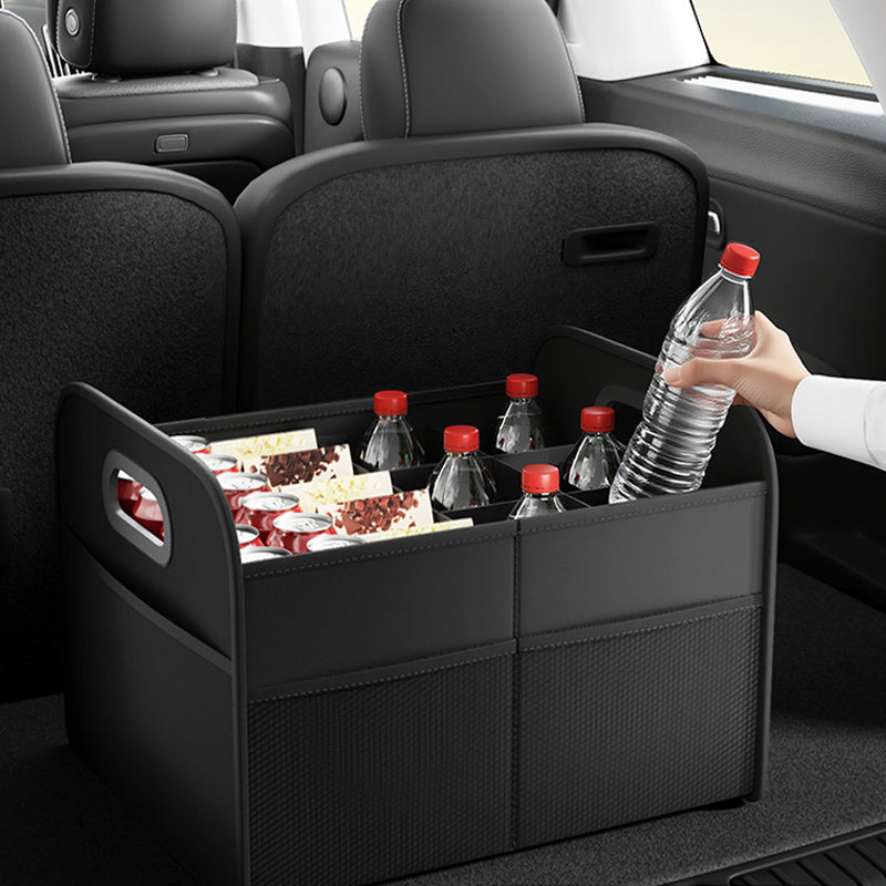 Car trunk storage box, popular cross-border e-commerce product, multifunctional car storage box, folding car sundries organizer.