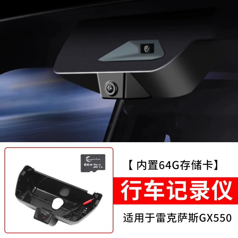 24-25 Lexus GX550h modelləri üçün yüksək dəqiqlikli kameraya malik xüsusi ötürücü kamera modifikasiyası.