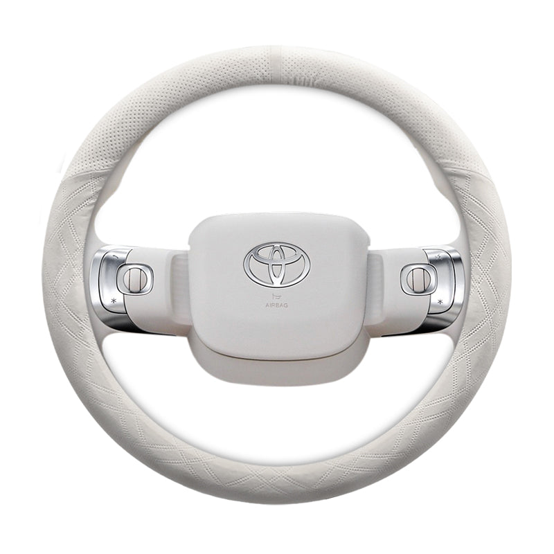 2025 Toyota Corolla üçün sükan örtüyü, zamşa və sürüşməyən, təri udma materialından hazırlanmışdır.