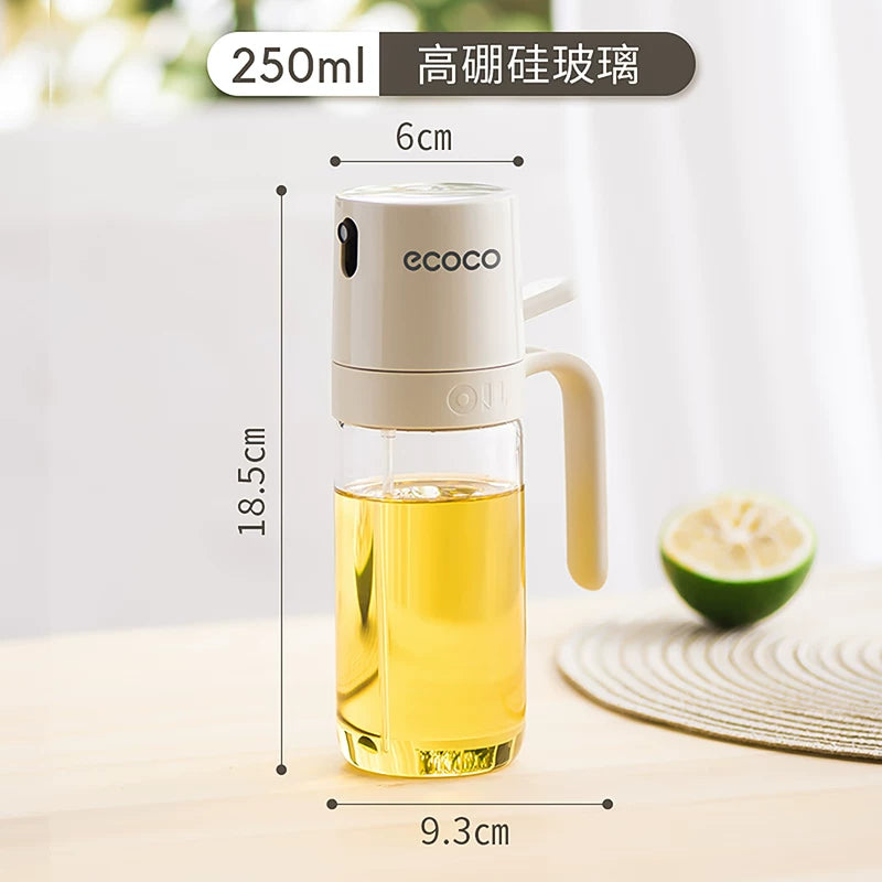 ecoco şüşə yağ qabı mətbəx məişət ərzaq məhsulları üçün böyük tutumlu yağ qabı yağ çəni soya sousu sirkəsi sızdırmaz yağ şüşəsi