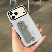 EVENSHOW2026 yeni unikal və super gözəl görünüşlü stendli mobil telefon qutusu, iPhone17promax seriyası Apple 16/15 niş yüksək səviyyəli qoruyucu örtük üçün uyğundur, sevimli və qabığa dəyməz