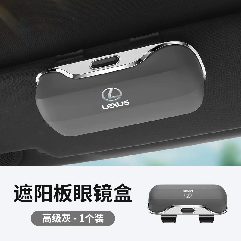 Lexus ES avtomobil günəş eynəyi qutusu, RX/NX/IS/CT/LS/GX günəş eynəyi saxlama qutusu, günəş eynəyi klipi