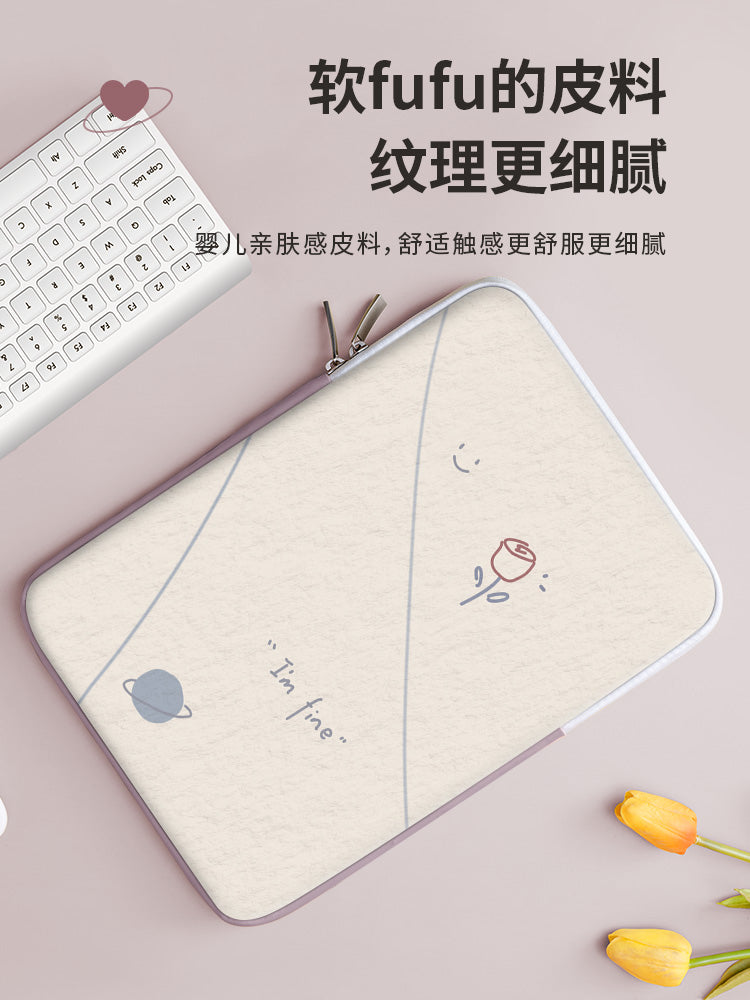 SUYA Suya ins üslublu notebook layneri çantası Huawei mate14-düymlük Apple macbookair/neo13.3 kompüter çantası Lenovo Xiaoxin pro15.6 qadın ipad planşet çantası 12 üçün uyğundur