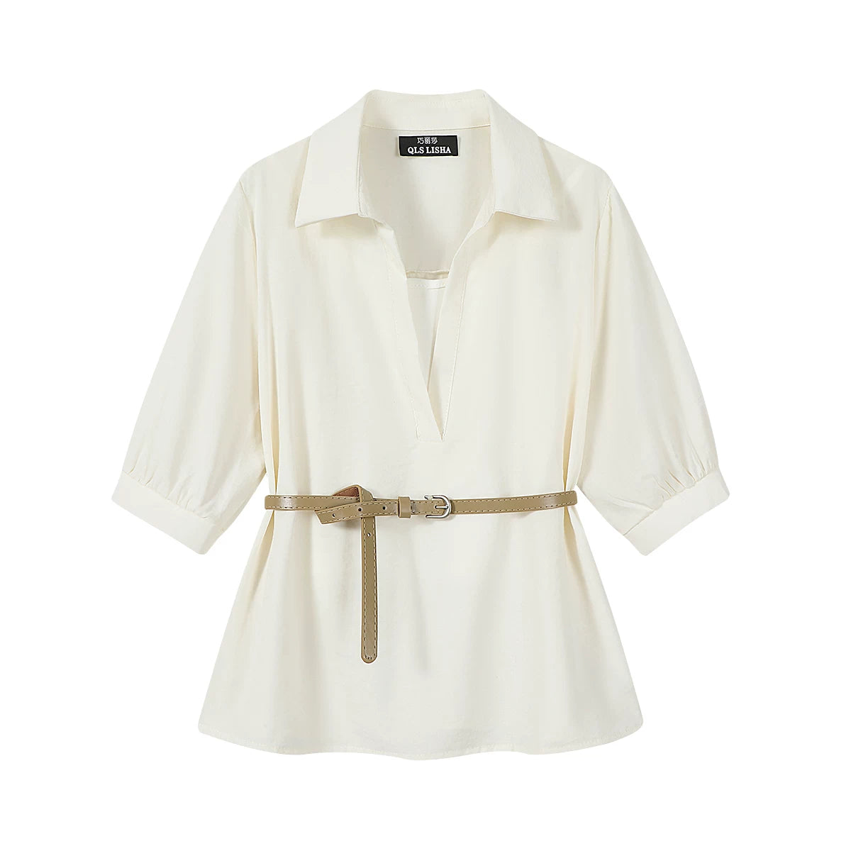 Chola-nın qadınlar üçün fransız üslubunda, çox şirin və unikal iki hissəli köynək və kamzol dəsti, yay üçün mükəmməldir.