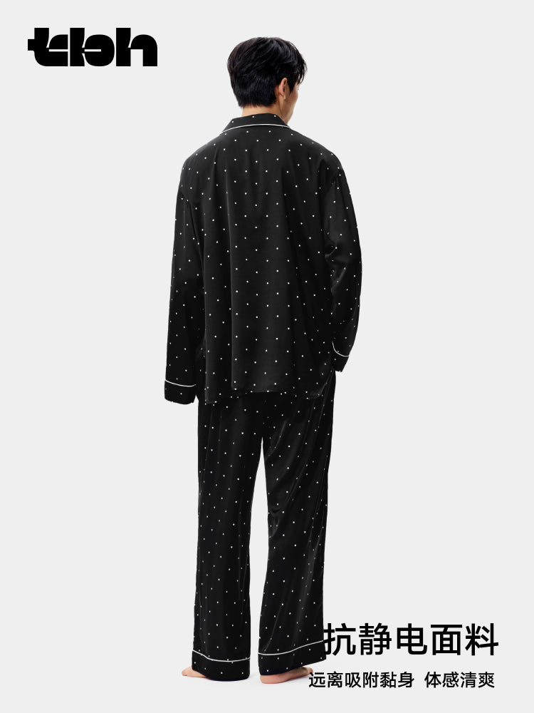 tbh brutalist home panda bang bang starlight satin ev paltarı dəsti bütün fəsillər xaricində geyinmək olar qadınlar üçün cüt pijama