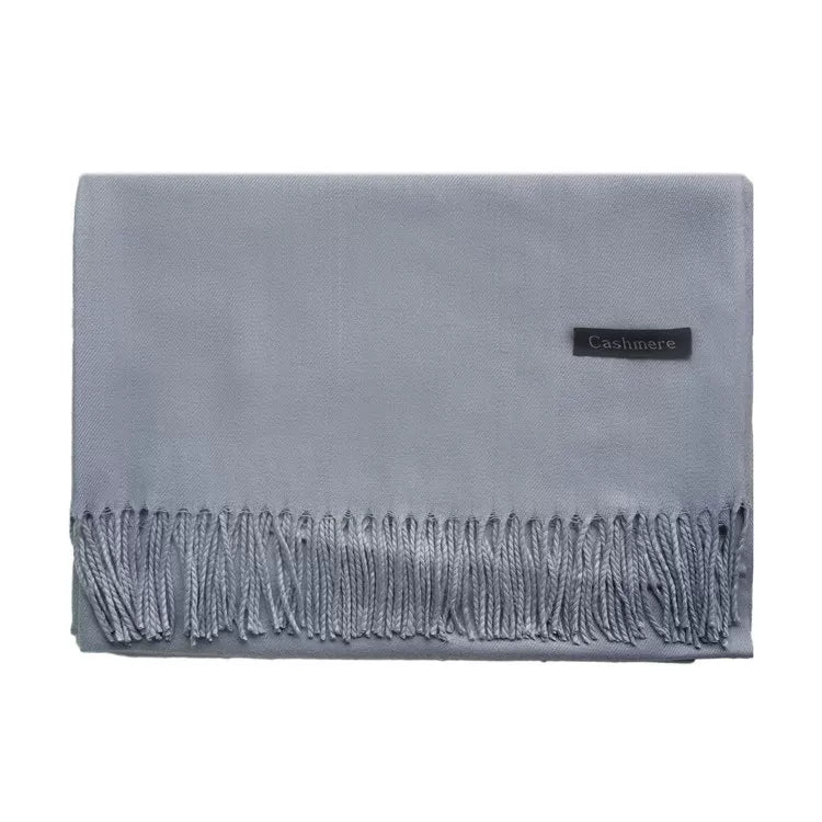 2024 monochrome tassel shawl thickened winter scarf