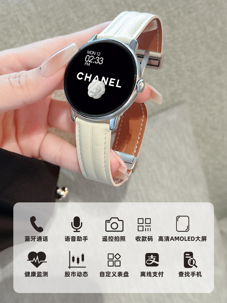 Qızlar Ağıllı Saat 2025 Bluetooth Telefon Ödəniş İdman Qolbağı Android iOS Telefonları üçün Uyğundur