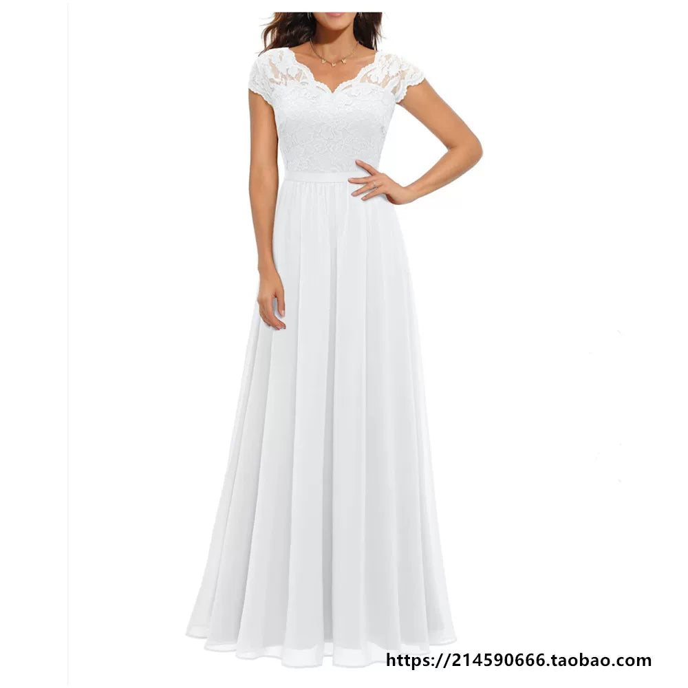 Şifon Donlar Qadınlar üçün Axşam Donu Toy Geyimi üçün Geyim