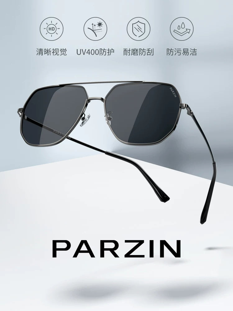 Parsons kişilər üçün qütblü günəş eynəyi, sürücülük üçün xüsusi, aviator günəş kölgəsi, qurbağa günəş eynəyi, dəbli PZ8278