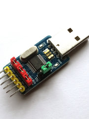 YS-CH341T modulu USB-dən I2C-yə IIC USB-dən UART-dan TTL-yə USB-dən serial porta ikili gərginlik