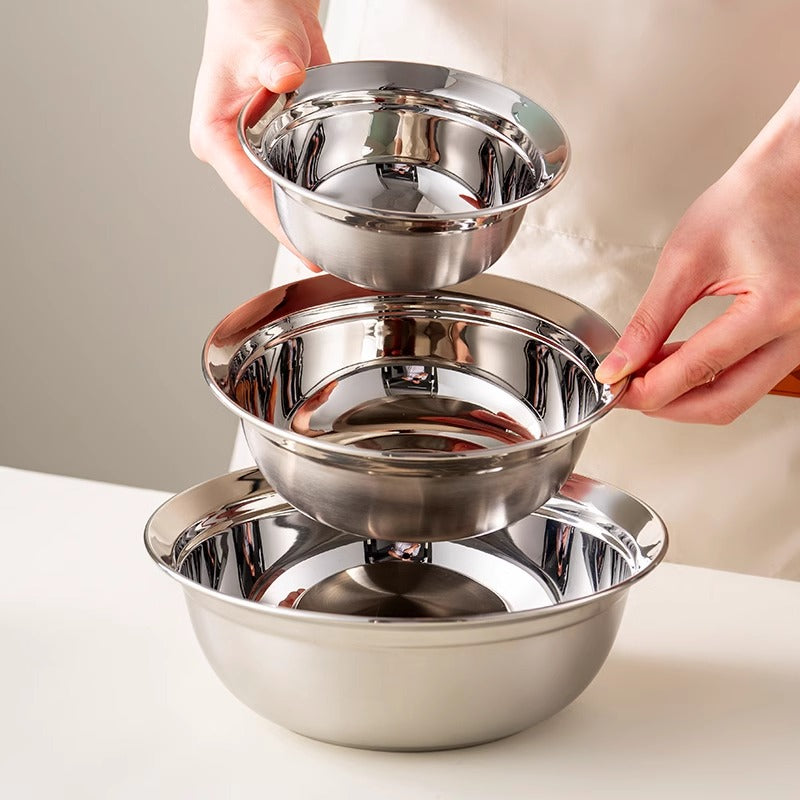 onlycook 316 paslanmayan polad hövzə şorba hövzəsi düyü qabı mətbəx düyü yuyan hövzə çörək bişirmək yumurta döymək hövzəsi yoğurma hövzəsi