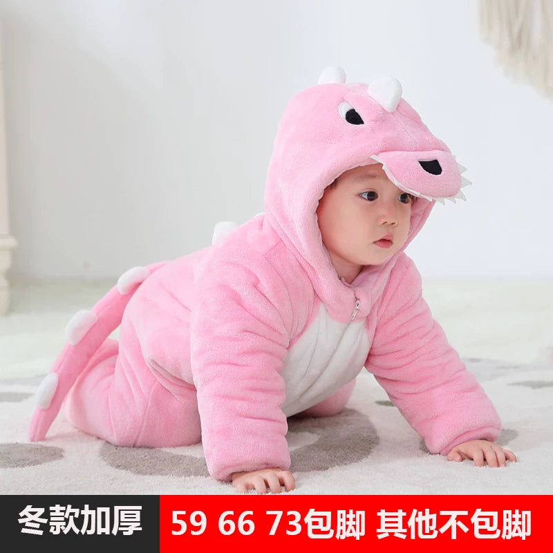 Körpə Yaz və Payız Topdan Dəsti, Dinozavr Pijamaları, Payız və Qış Körpə Romperləri, Super Şirin və Sevimli Geyimlər