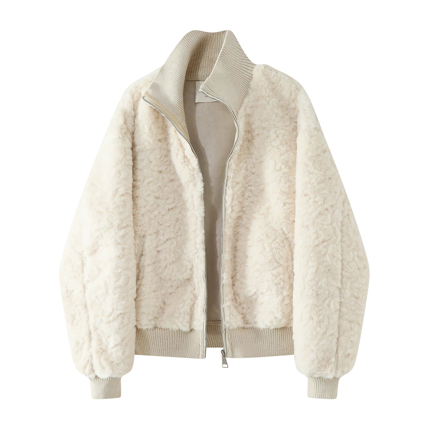 Cholisa Qadın Quzu Yunlu Qırxılmış Palto, 2025 Yeni Model, Qalınlaşdırılmış, Chaneldən ilhamlanmış, Payız və Qış üçün Super Gözəl Palto