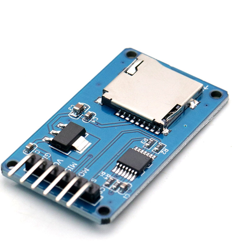 Micro SD kart modulu/mini TF kartı oxumaq və yazmaq/SPI interfeysi/səviyyəli çevrilmə enerji təchizatı ilə