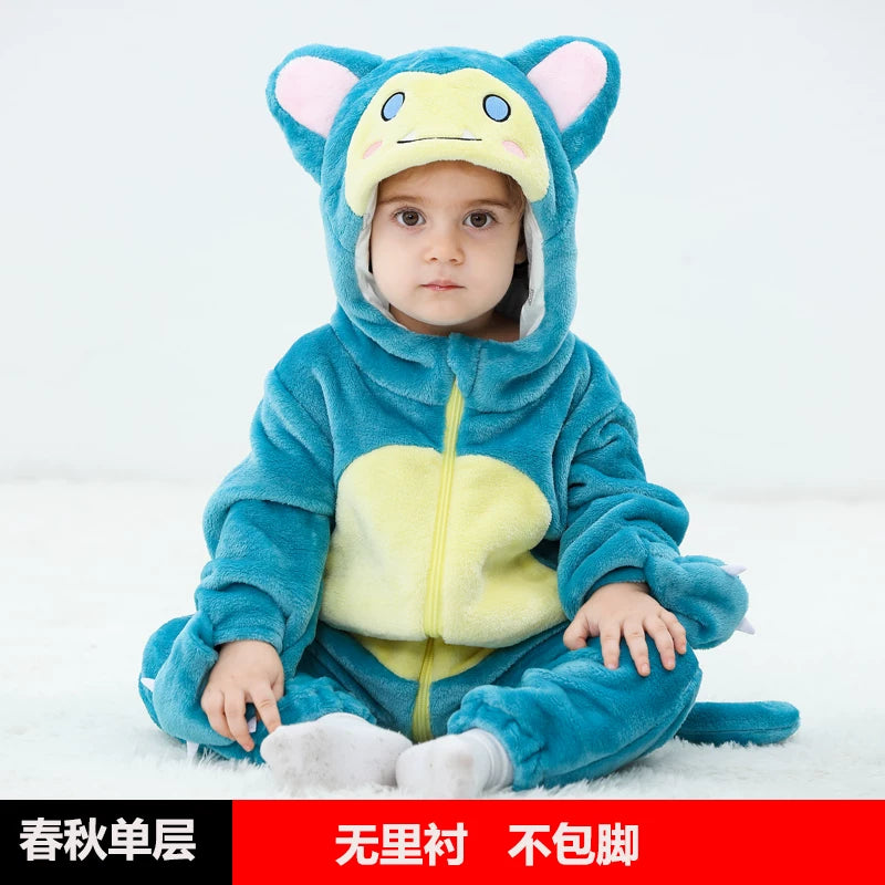 Körpə Yaz və Payız Topdan Dəsti, Dinozavr Pijamaları, Payız və Qış Körpə Romperləri, Super Şirin və Sevimli Geyimlər