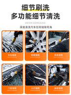 Avtomobil Filmi Gözəllik Kondisioner Hava Çıxışı Təmizləmə Daxili Təkər Hub Boşluğu Təfərrüatlı Fırça Avtomobil Yuma zərər vermir Avtomobil Fırçası Aləti