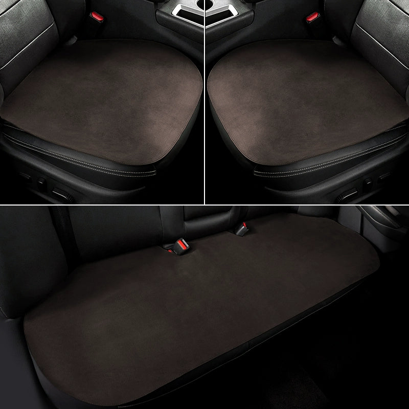 2025 Yeni Avtomobil Yastığı Tək Parça Qış Zamşa Oturacaq Yastığı Bütün İl Boyu Neytral Fantastik Arxa Oturacaq Yastığı