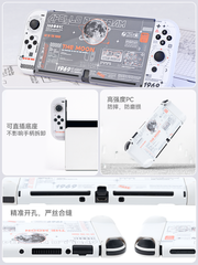 Mən çox istəyirəm Nintendo keçid qoruyucu örtüyü ay eniş planı oled qoruyucu qutu ns şəffaf sərt qabıq sapı qabıq aksesuarları