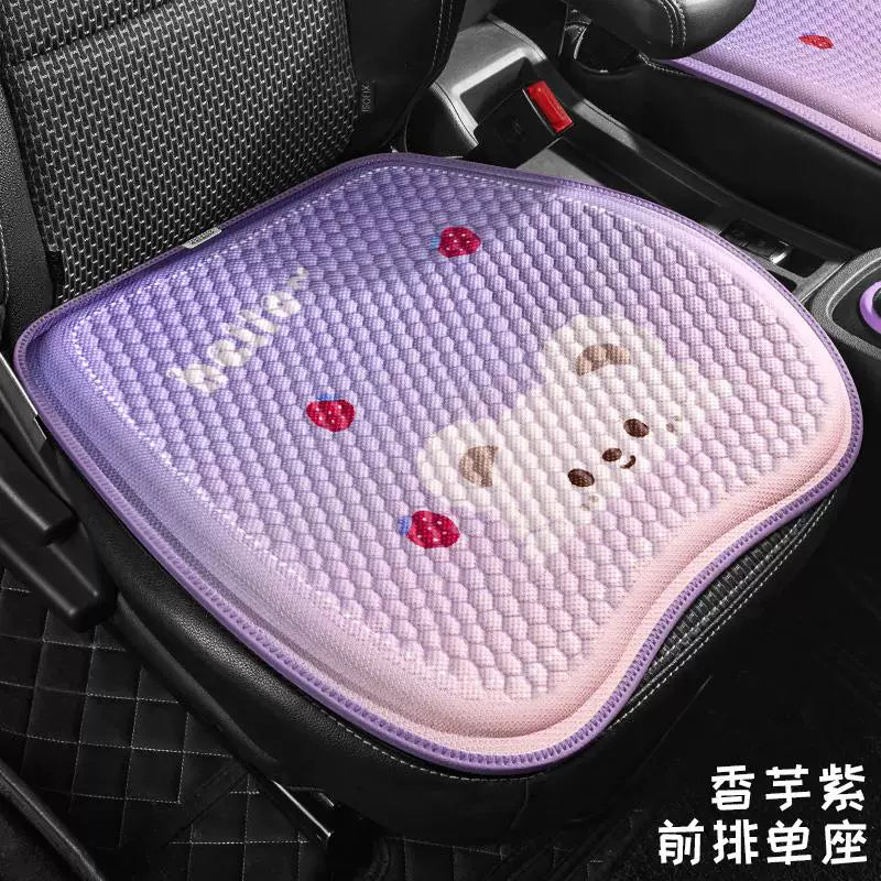 Yeni avtomobil oturacağı yastığı, bütün mövsüm universal, premium gel pətək yastığı, cizgi filmi qış avtomobil döşəyi, oturacaq örtüyü, oturacaq yastığı