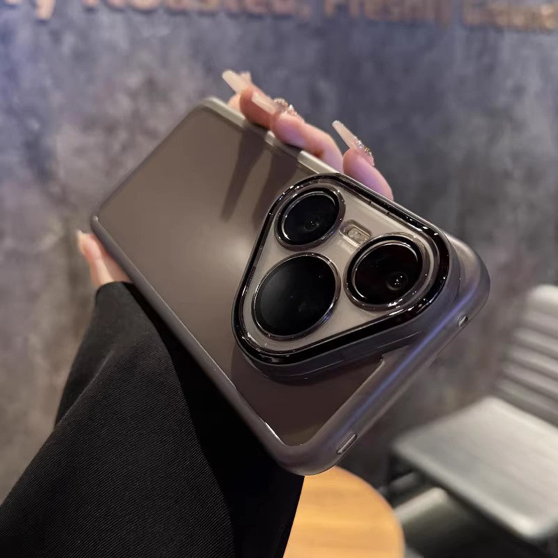 [Obyektiv filmi ilə gəlir] Huawei pura80pro+ mobil telefon qutusu üçün uyğundur yeni nazik və şəffaf pura90promax silikon p70 moda yüksək səviyyəli ultra düşməyə və sürüşməyə qarşı kişilər və qadınlar üçün