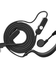 Walkie-talkie qulaqlıq kabeli simsiz naqilli qulaqlıq universal K başlığı TEPY-C başlıq asılmış qulaq Bluetooth səs-küy azaldıcı qulaqlıq