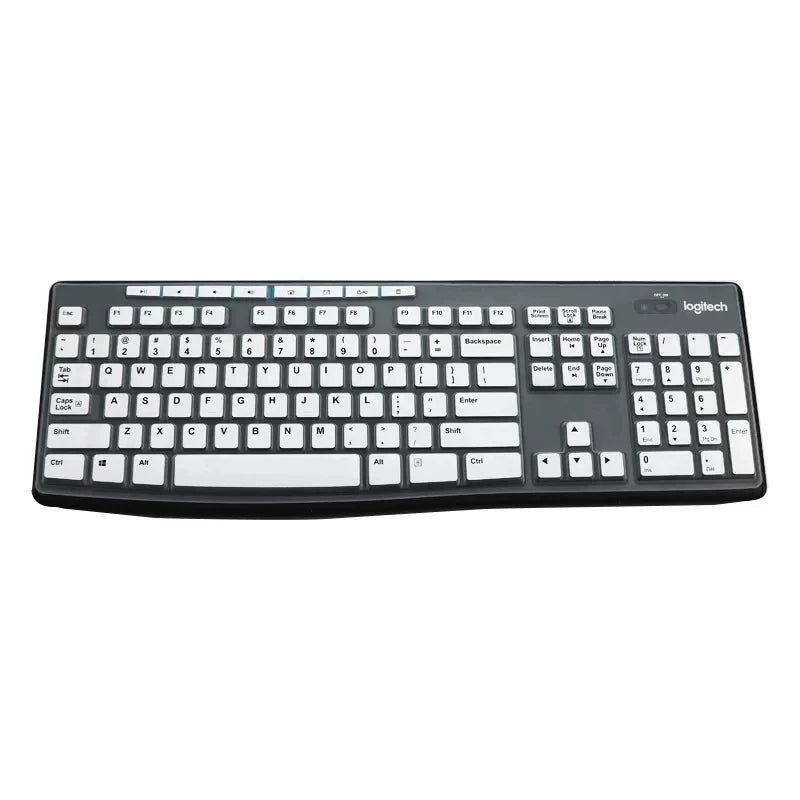 Tianyi klaviatura filmi Logitech MK295 silikon şəffaf K200 K260 MK270 K120 MK275 masaüstü kompüter üçün uyğundur TPU klaviatura qoruyucu film toz örtüyü tam əhatə edir