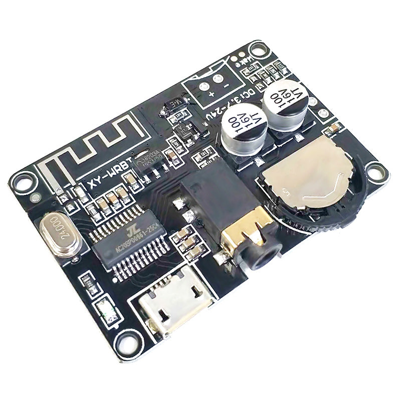 Bluetooth 5.0 dekoder lövhəsi stereo Bluetooth audio modulu geniş gərginlik 3.7~24V həcmi tənzimlənən