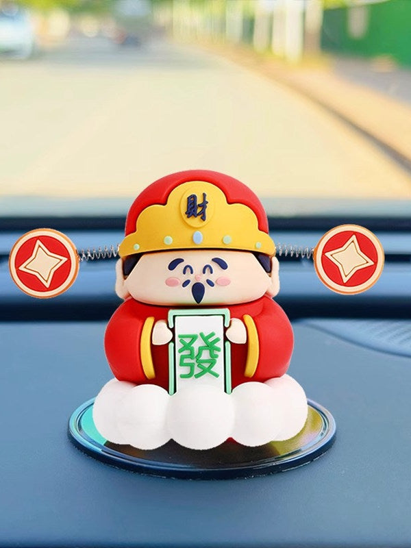 2025 Yeni Avtomobil Sərvət Tanrısı Avtomobil Dekorasiyası Avtomobil Mərkəzi Konsolu Dekorasiyası Uğurlar Uğurlar Bəxt Yelləncəyi Kiçik Sərvət Tanrısı