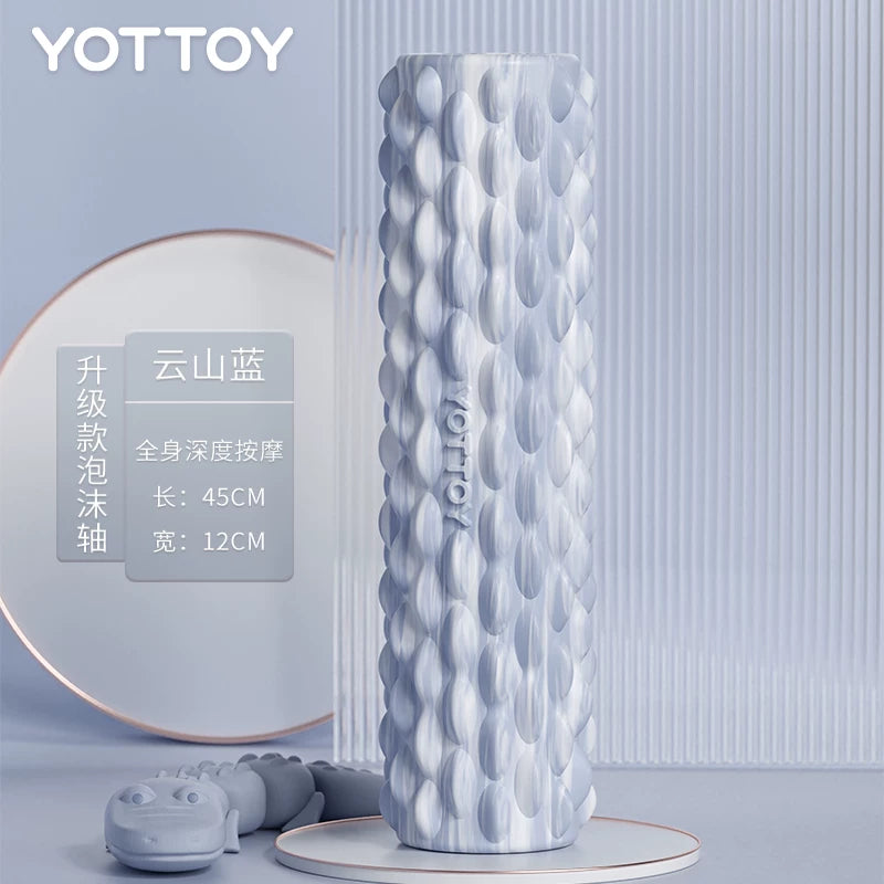 YOTTOY köpük roller əzələ rahatlaması arıqlama gürz masaj rulonu peşəkar geri yuvarlanan artefakt fitness yoga sütunu