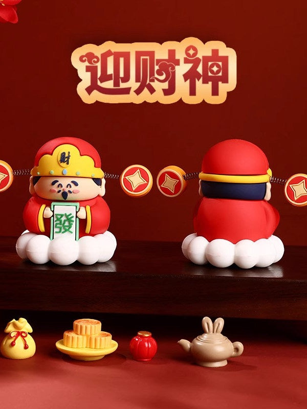 2025 Yeni Avtomobil Sərvət Tanrısı Avtomobil Dekorasiyası Avtomobil Mərkəzi Konsolu Dekorasiyası Uğurlar Uğurlar Bəxt Yelləncəyi Kiçik Sərvət Tanrısı