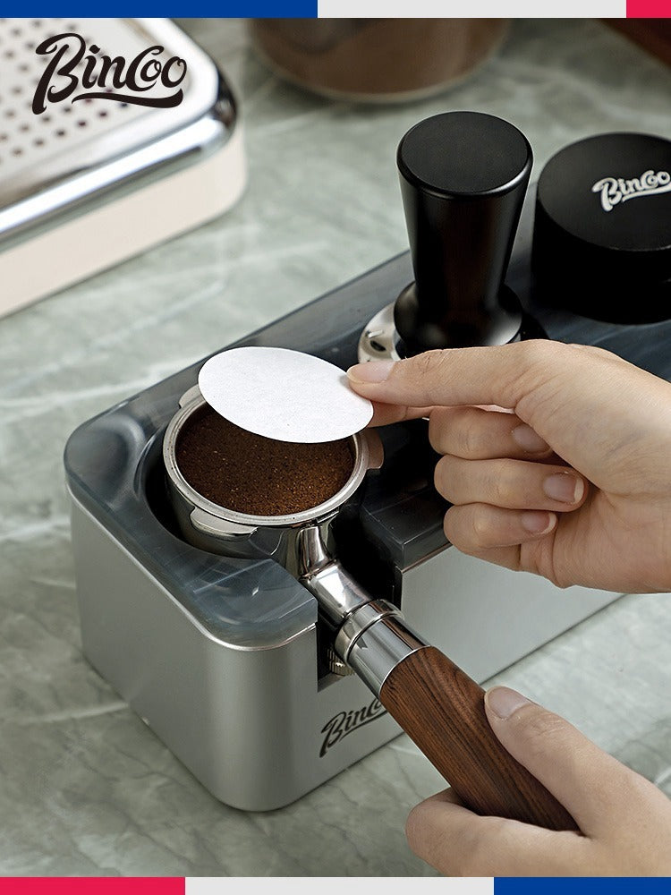 Bincoo espresso maşınının tutacağı toz qabı xüsusi dəyirmi filtr kağızı Moka qazan filtr kağızı 51/53/58/60mm