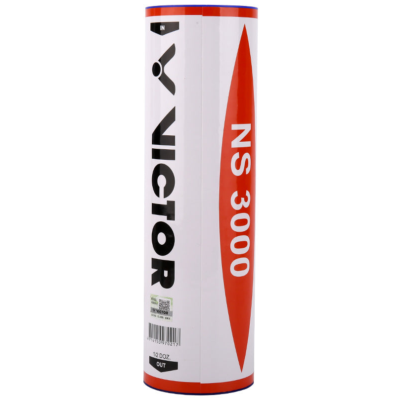 Victor VICTOR victory NS3000/2000 neylon top davamlı və qırılmaz plastik badminton küləyə davamlı 6 paket