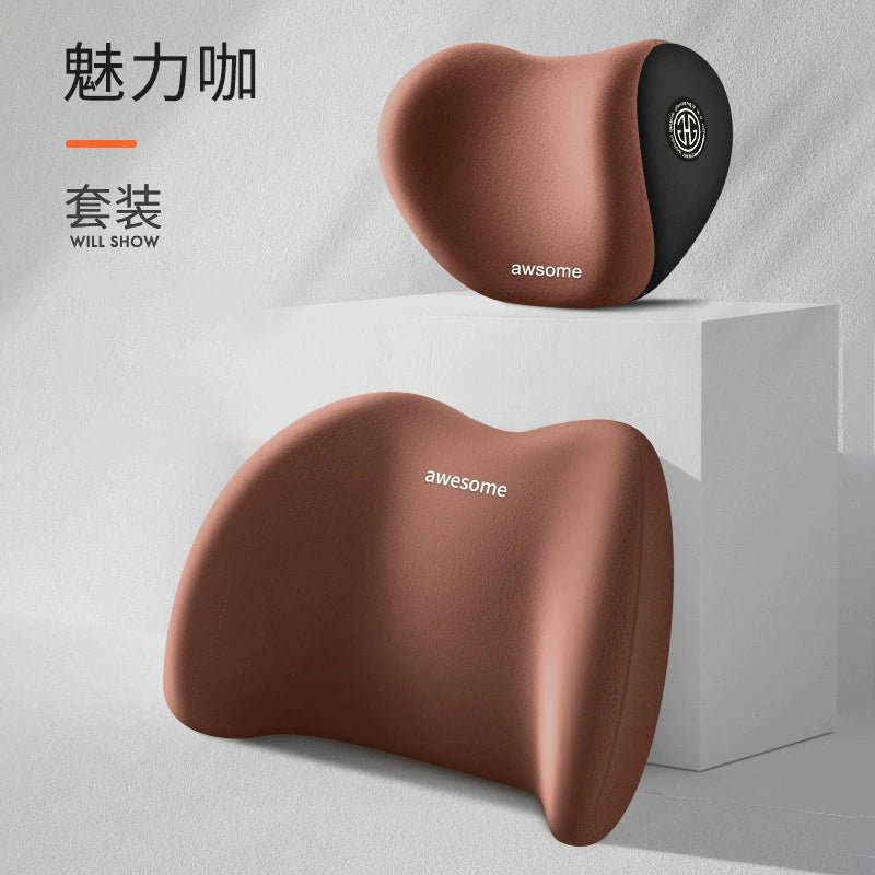 Avtomobil Başlığı Boyun Yastığı Avtomobil Aviasiya Dərəcəli Boyun Yastığı Avtomobil Kreslosunun İçində Yay Sürücülük Başlığı