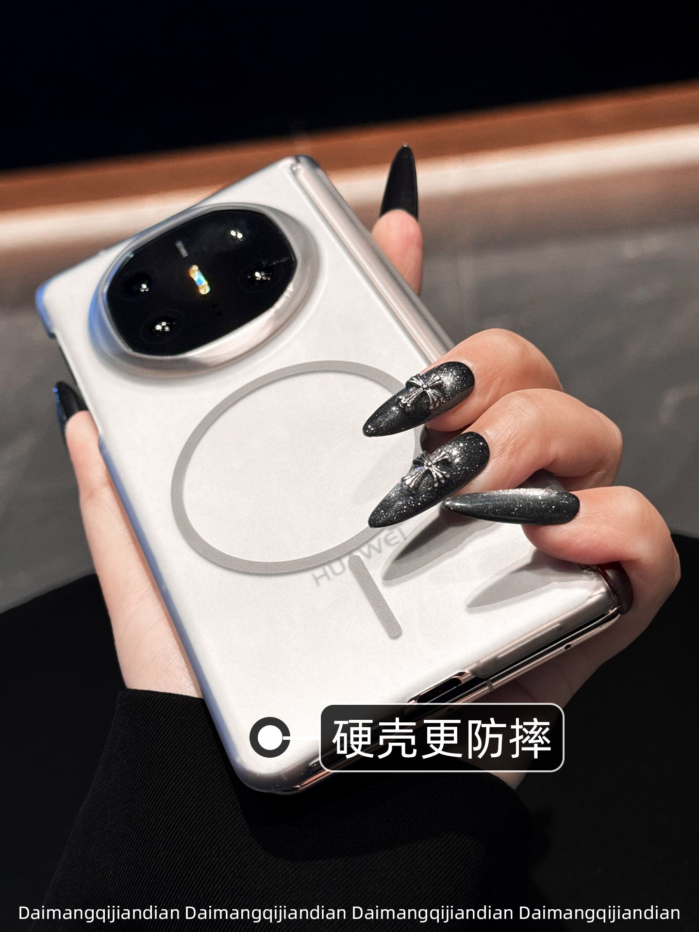 Huawei matex6 Collector's Edition mobil telefon qutusu, düşməyə qarşı, şəffaf x6 qatlanan ekran, tutqun maqnit udma, mate qatlama x5, mərkəzi oxdan qorunma, matex5 yüksək səviyyəli ultra nazik x3 qabıq, qızlar üçün yüksək səviyyəli sensor üçün uyğundur