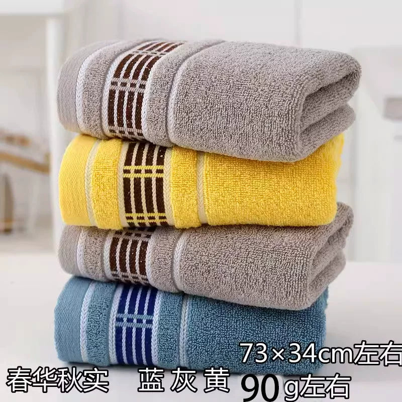 Üz yuma üçün 10 paket pambıq dəsmal, kişilər və qadınlar üçün qalınlaşdırılmış və uducu, böyüklər üçün ev hədiyyəsi pambıq yumşaq üz dəsmalları