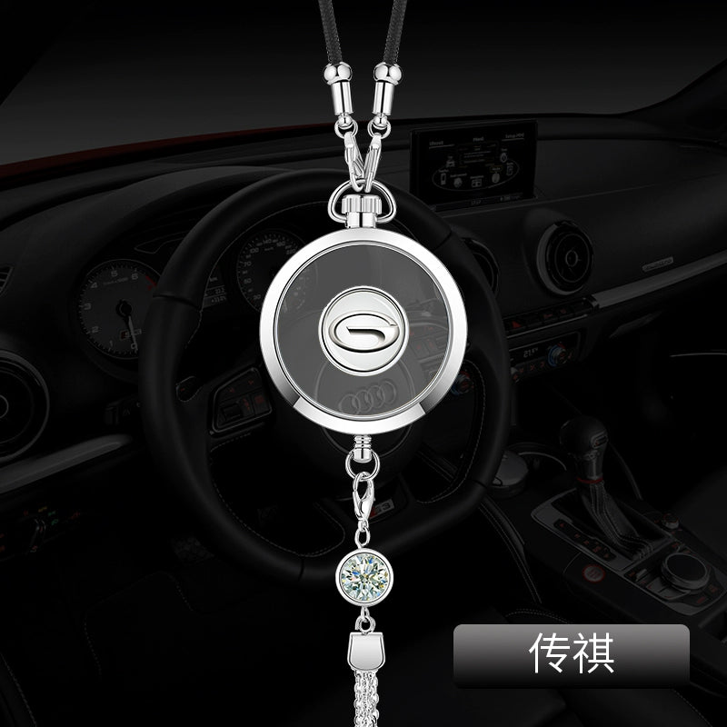 Avtomobil Ətri Avtomobil Asma Metal Qoruyucu Talisman Asma Dekorasiya Yüksək səviyyəli Avtomobil Loqosu Avtomobil Asma Efir Yağı Aromaterapiya Kulonu