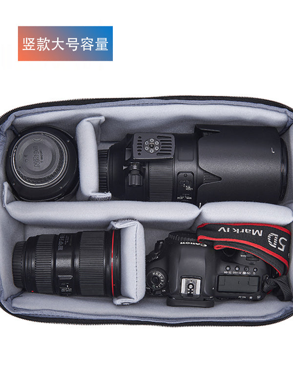 Rəqəmsal SLR kamera üçün saxlama çantası, zərbəyə davamlı, düşməyə qarşı, qalınlaşdırılmış layner çantası, tək bel çantası, saxlama çantası, astarlı qol