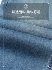 Jeanswest yay nazik buz ipək cins kişi 2026 yeni boş düz kişi şalvar Gündəlik uzun şalvar kişi stili