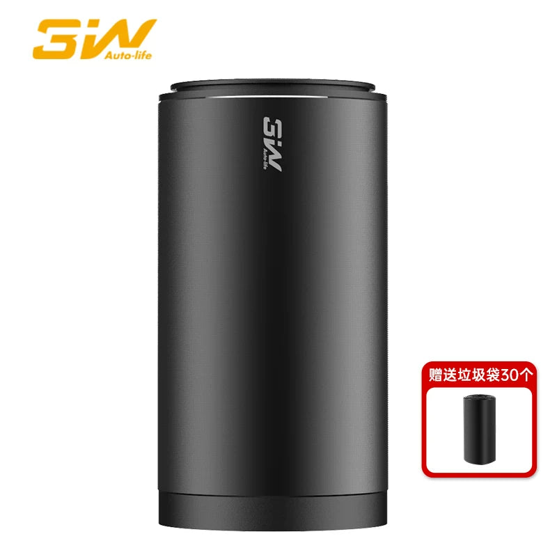 3W Design Car Tissue Holder, Creative Car Interior Hygiene Tissue Box, Luxury Round Tissue Storage Box