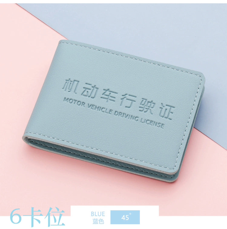 Ultra nazik sürücülük vəsiqəsi Dəri qutu Qadın Qəşəng Yaradıcı Trend Motorlu Nəqliyyat vasitəsi Sürücülük Vəsiqəsi Sürücülük Lisenziyası Qoruyucu Çanta Çox Yönlü Çanta Kişi